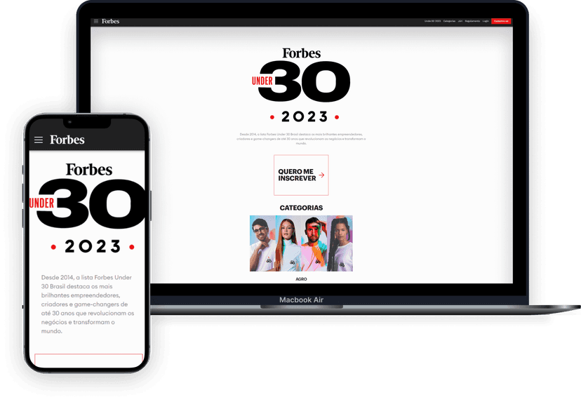 Hotsite para divulgação de evento
