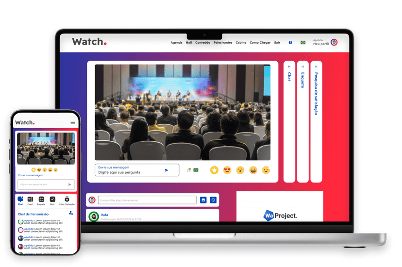 Plataforma de eventos digitais